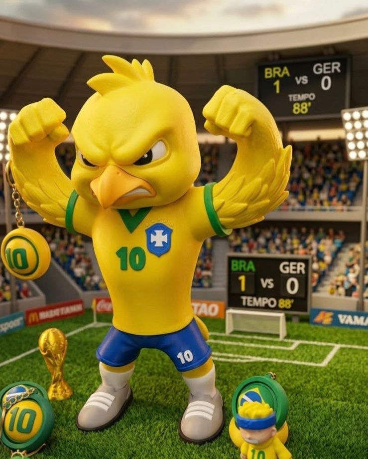 Canário Boneco da Seleção Brasileira 2026