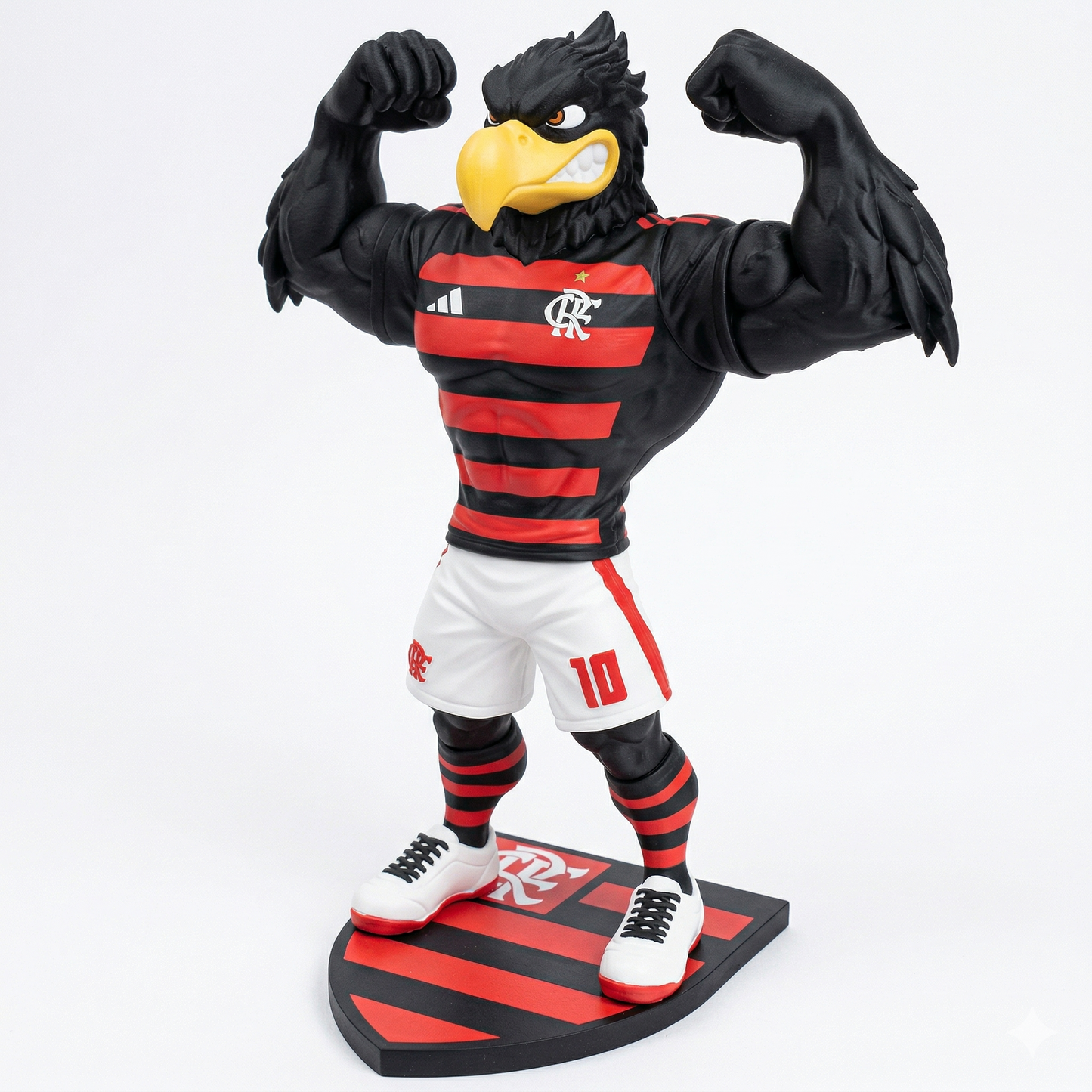 Mascote Flamengo 3D | Estatueta Decorativa | Torcedor | Presente Futebol