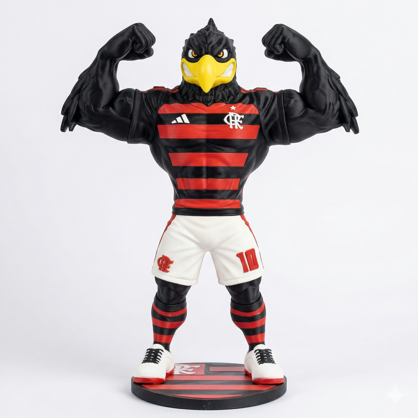 Mascote Flamengo 3D | Estatueta Decorativa | Torcedor | Presente Futebol